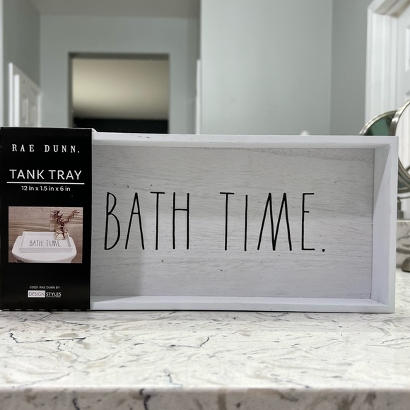 Rae Dunn Other - Rae Dunn. Bath time. Wooden tank tray.